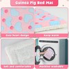YUEPET 5 Pack Warm Guinea Pig Bed Pads Soft Guinea