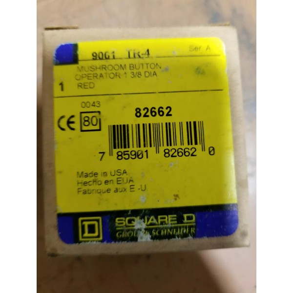 Square D 9001-TR4 RED Push Button Operator 2-Position (QTY) -