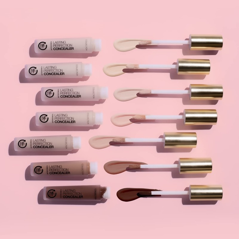 Collection Cosmetics Lasting Perfection Concealer, 16-Hour Wear, Long-Lasting Concealer, Toffee