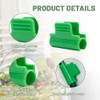 Modixun 48pcs Greenhouse Clamps, Greenhouse Clips, Film Row Cover Netting