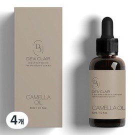 Duclair Camellia Oil, 4, 30ml / 듀끌레어 동백 오일, 4개, 30ml