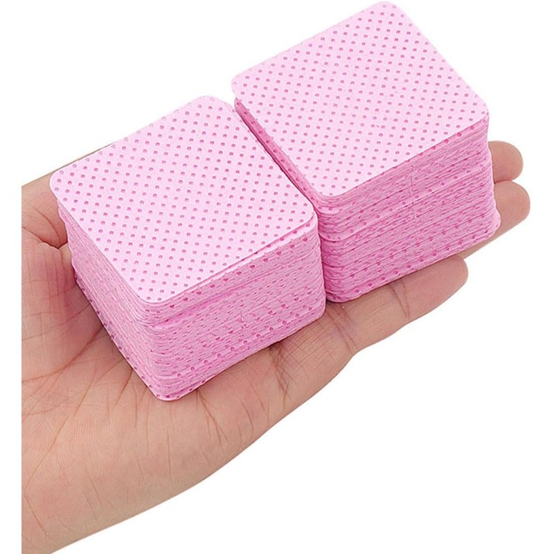 Yardenfun Toallitas de Pegamento para Pestañas 400 Unidades, Paños de