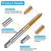 sourcing map Tap and Drill Bit Set, 1pcs M5 x