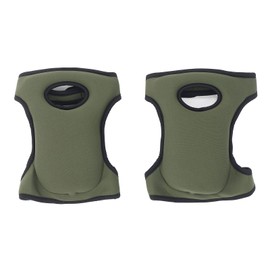 1 Pair Adjustable Knee Pads Multifunctional Waterproof Gardening Kneeling Pad for Household Work Baby Bath Dark Green