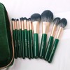 ENZO KEN Juego de Brochas de Maquillaje de Fibra Natural