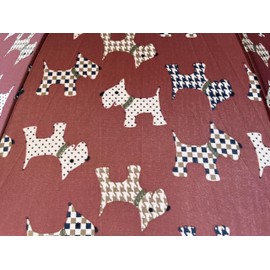 Genérico Folding Windproof Printed Dog Umbrella Automatic Opening Umbrella Diameter 110cm, pink