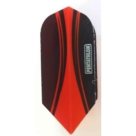 Pentathlon Vizion Swish Red Slim Dart Flights