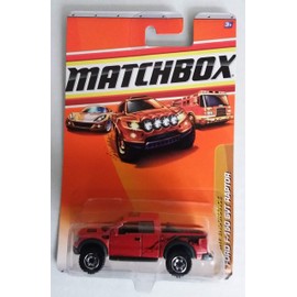 Matchbox 2010 Desert Endurance Ford Raptor F-150 F150 SVT Molten Orange Red