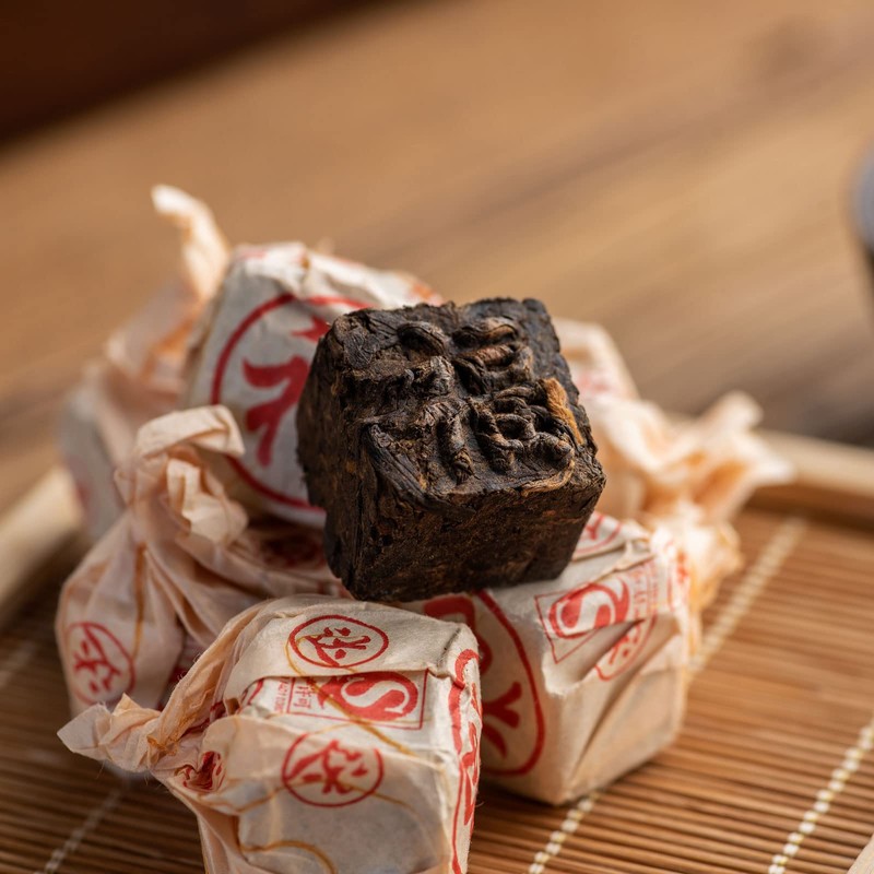 Teavivre Ripened Cube Tuocha Pu-erh Mini Brick Tea (3.5oz /