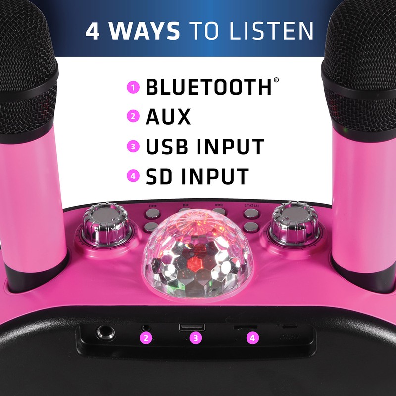 Singsation Karaoke Machine, 5.0 Bluetooth Portable Home System for Kids