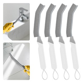 TQRR Pack of 3 Hard Bristles Corner Cleaning Brush, Gap Cleaning Brush, Joint Cleaning Brush, Cleaning Brush for Bathroom, Household, Window, Kitchen