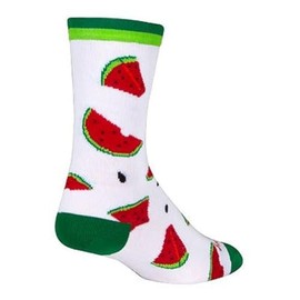 SockGuy Unisex Juicy 6in Crew Athletic Cycling/Running Socks (US, Alpha, Small, Medium, Regular, Regular, Juicy)