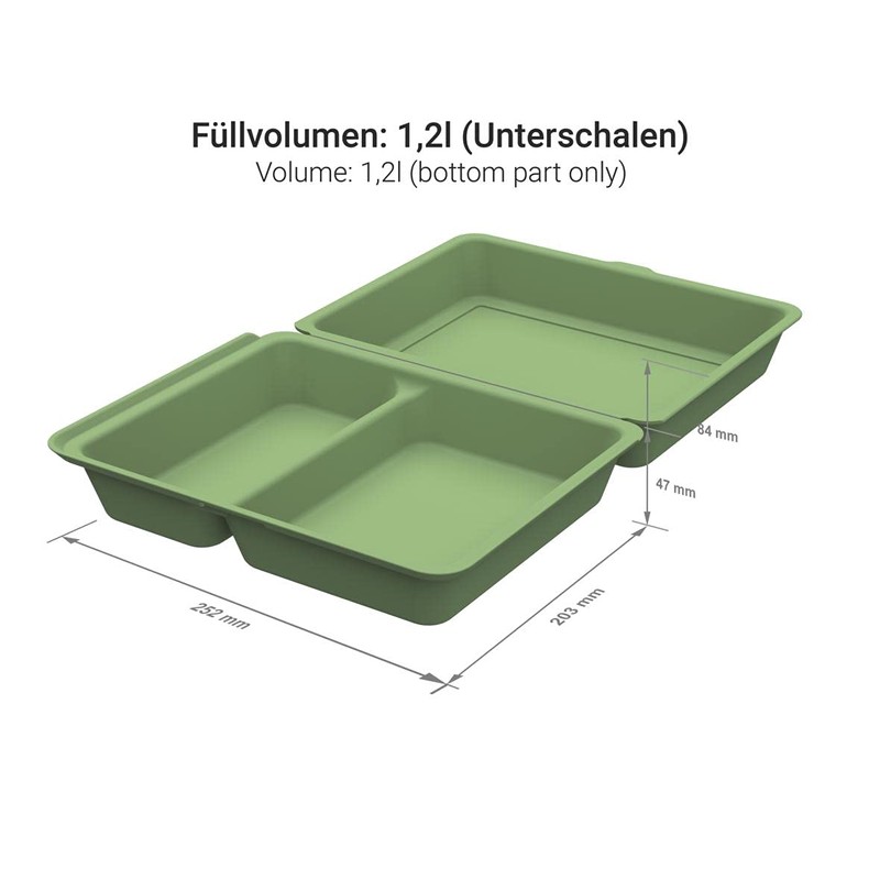 elastoREuse Menu Box Take Away Packaging - Food Container to
