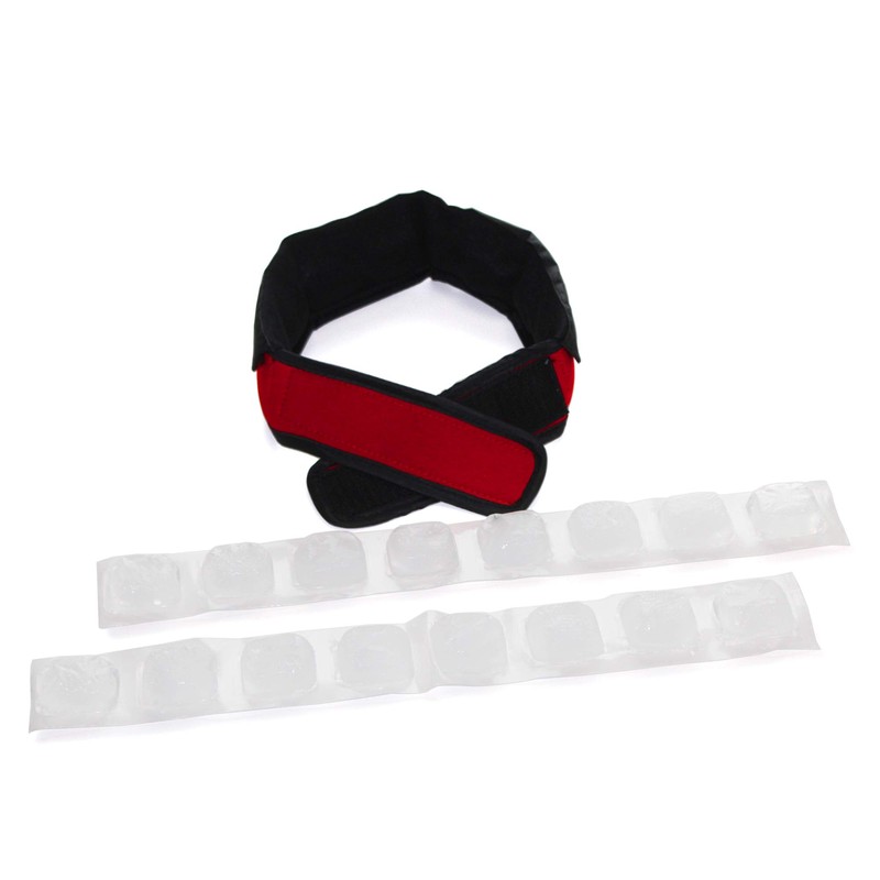FlexiFreeze Cooling Collar - Neck Cooling Ice Wrap for People,