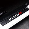 fanshihua 4pcs/Set for Nissan nismo Door Entry Guard Carbon Fiber
