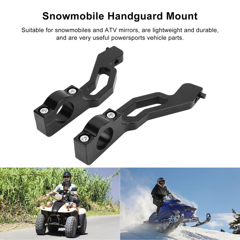 Snowmobile Sentinel Handguard Mount Brackets Kit Aluminum Replacement for Polaris