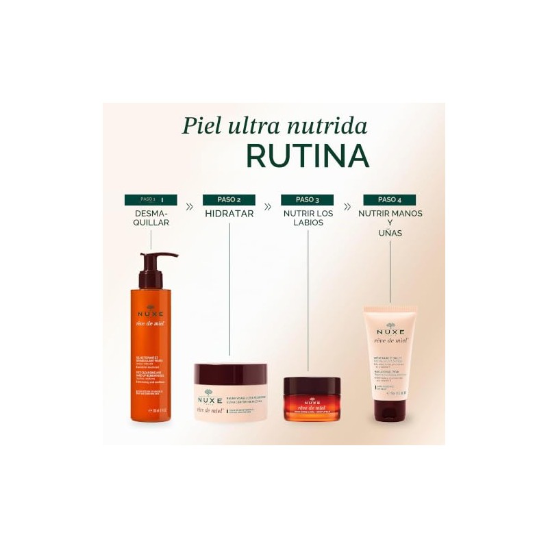 NUXE Rêve de Miel Face Cleansing and Make-Up Removing Gel,