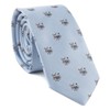 Corbatas para hombre, diseño de animales, bordadas, informales, hechas a