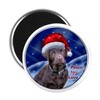 CafePress Labrador Retriever Christmas Magnet 2.25" Round Magnet, Refrigerator Magnet