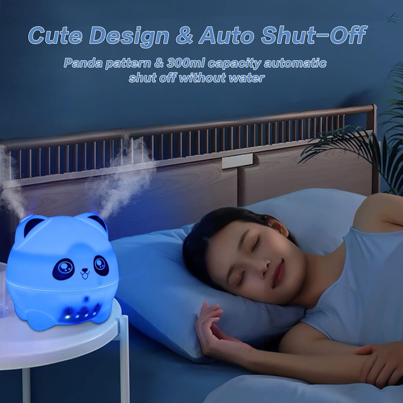 Mightree Mini Cool Mist Diffuser, for Bedroom, Quiet Operation Aroma
