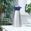 Emsa Soft Grip Insulated Jug, 1.5 Litres, Stainless Steel, 12