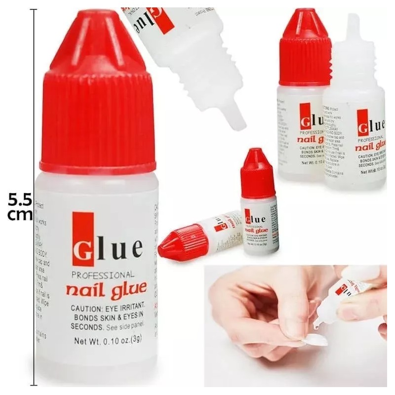 Nail Glue 12 Pz Pegamento Resina Uñas Postizas Acrilicas Alta