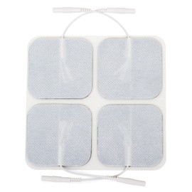 reserv 2" x 2" Premium Re-Usable Self Adhesive Electrode Pads for TENS/EMS Unit, Fabric Backed Pads with Premium Gel (Latex Free) (1 Pack (40 electrodes)