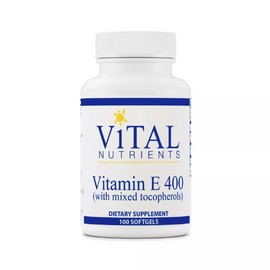 Vital Nutrients - Vitamin E 400 (with Mixed Tocopherols) - Potent Antioxidant...