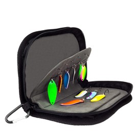 FISHN Indicator Bag - Spoon Bag - Robust Bag for Indicators, Spoons, Spinners and Flies - Very Flat, Lightweight and Offers Lots of Protection (FISHN Indicator Bag)
