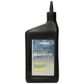 Genuine Mazda Accessories (0000-77-W140-QT) SAE 75W-140 Premium High Performance Rear Axle Lubricant - 1 Quart