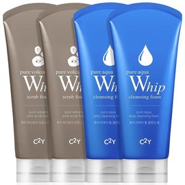 (NS) Cumulative sales 4 million C2Y Pure Whip Foam Cleansing 120ml x 4 (Aqua Whip Volcanic Cluster Green Tea) 3..35742772 {NA5} 2 Aqua + 2 Volcanic Clusters / (NS )누적판매 400만 C2Y 퓨어 휩 폼클렌징 120ml x4개 (아쿠아휩 화산송이 그린티) 3..35742772 {NA5} 아쿠아2개 + 화산송이 2개
