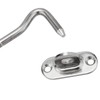 MANCHAP 6 Pack 100mm/4 Inch Cabin Hook and Eye Catch,
