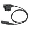 PTT Headset Adapter Push to Talk Connector for Motorola Xir