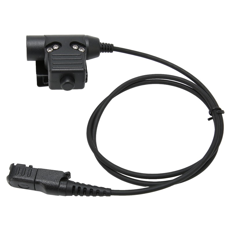 PTT Headset Adapter Push to Talk Connector for Motorola Xir