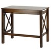 Casual Home Montego Folding Desk with Pull-Out Tray-Espresso