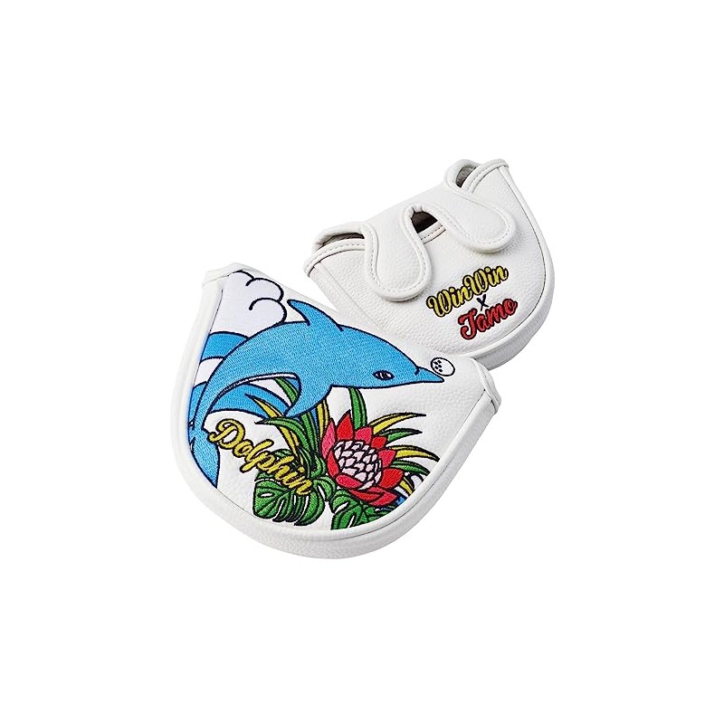 WINWIN STYLE WINWIN-WINN STYLE SPLASH DOLPHIN Putter Cover, Pin Type/Mallet