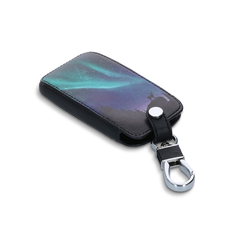 kwmobile Car Key Case Compatible with Renault 4-Button Smartkey Car