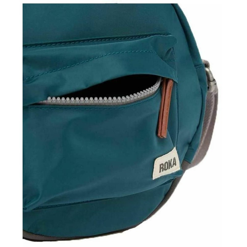 ROKA London Paddington B Crossbody Sustainable Teal (Nylon), S