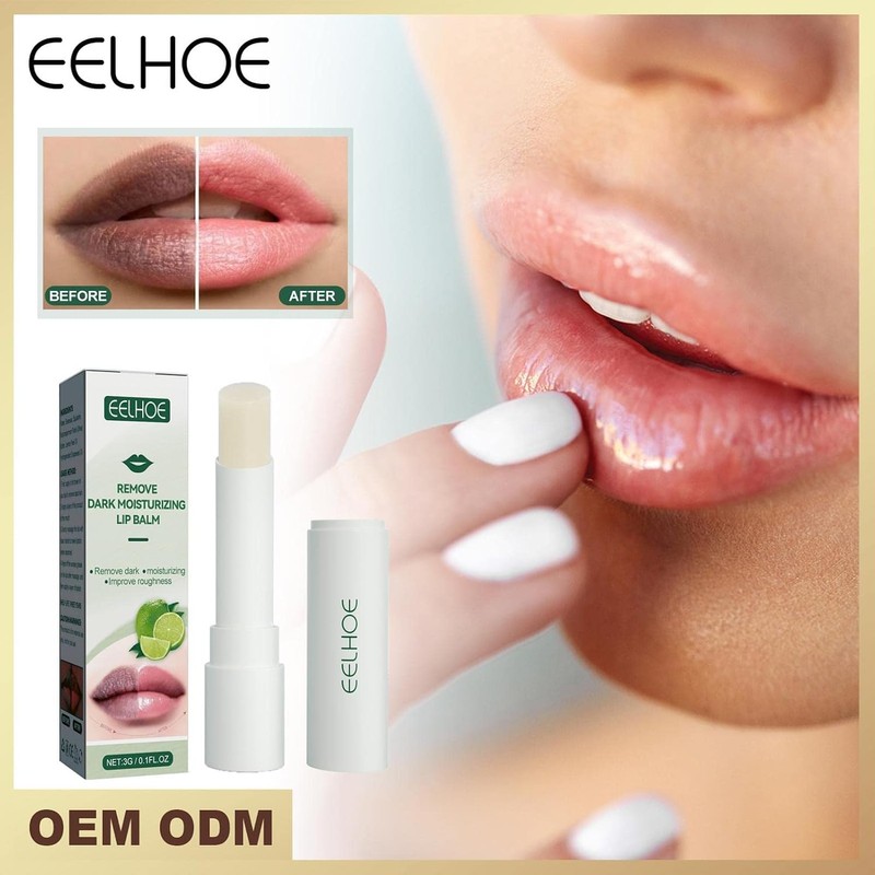 Labios Oscuro,Exfoliante bálsamo Labial para aclarar y aclarar los Labios