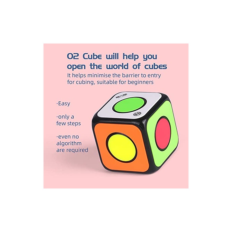 Cuberspeed QY Toys 1x1x1 Speed Cube 02 Black 1x1 Magic