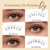 Luminlash Kit De Extensiones De Pestañas 8-16mm