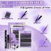 B&QLASH Lash Extension Kit B01+B02+B19 Eyelash DIY 156 PCS Clusters