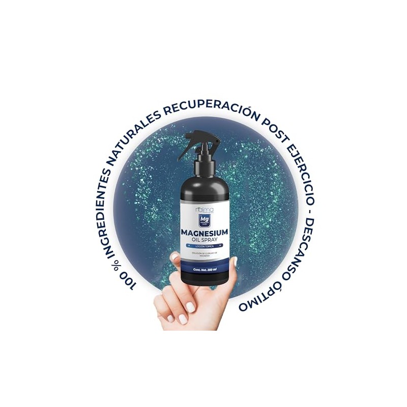 NAIMA Aceite de Cloruro de Magnesio 250 ml Spray Relajación