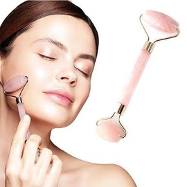 Area Bling Rose Quartz Facial Beauty Massage Roller