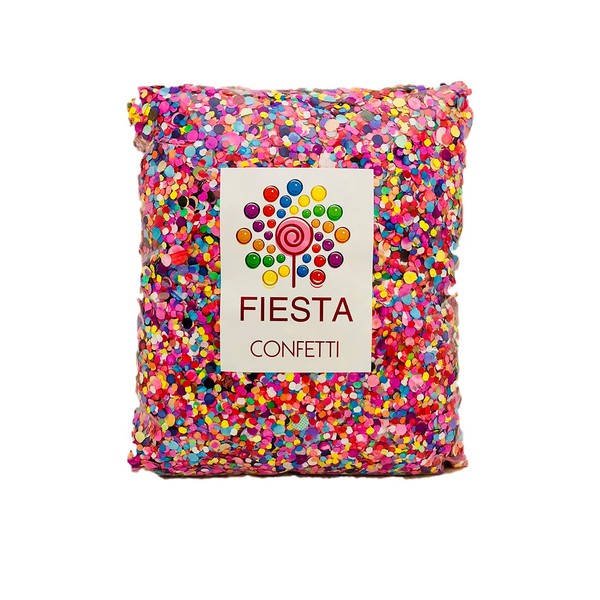 Fiesta Confetti.Value Mexican Colorful Paper Confetti. Jumbo Bag .95lb/425gr.