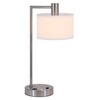 XiNBEi Lighting Table Lamp USB Desk Lamp with Fabric Shade,