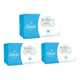 Jabon Baba De Caracol Facial Y Corporal 100g, 3 Shelo Nabel                                                                                           