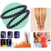 Veraly Brazalete Cuentas Obsidiana Tobillera Pulsera Para Piernas F