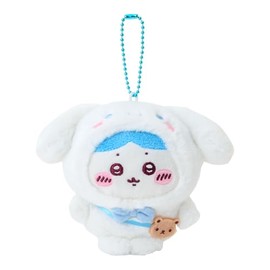 Sanrio Chiikawa 826634 Mascot Holder (Hachiwale), Cinnamon Roll, Polyester, Steel, Recommended Age: 6 and up