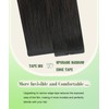 SURNEL Tape in Hair Extensions Human Hair Ombre Color 1B